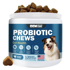 Custom Private Label Probiotic Chews for Dogs, Rebuilds Gut Bacteria,MY SHOP,Custom Private Label Probiotic Chews for Dogs, Rebuilds Gut Bacteria