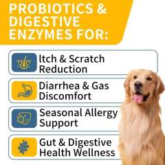 Custom Private Label Probiotic Chews for Dogs, Rebuilds Gut Bacteria,MY SHOP,Custom Private Label Probiotic Chews for Dogs, Rebuilds Gut Bacteria