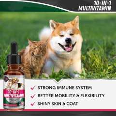Wholesale OEM 10-in-1 Multivitamin Liquid Supplement for Canines & Felines,MY SHOP,1
