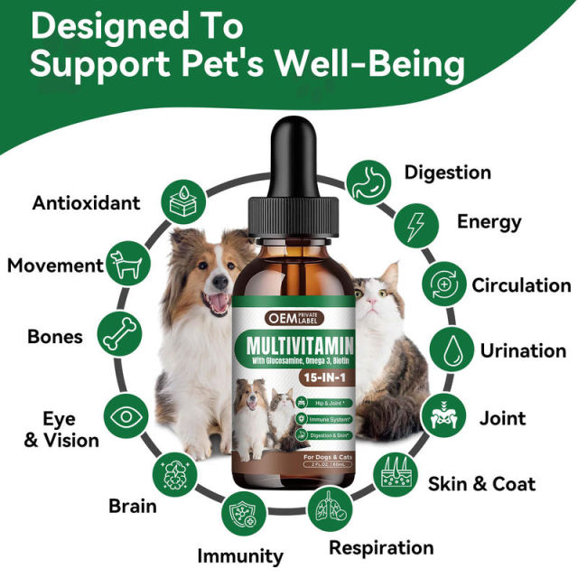 OEM Pet Supplement Manufacturer: 15-in-1 Multivitamin with Glucosamine & Omega 3,MY SHOP,OEM Pet Supplement Manufacturer: 15-in-1 Multivitamin with Glucosamine & Omega 3
