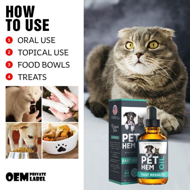 Wholesale OEM Pet Hem Oil Supplement with Multivitamin for Canines & Felines,MY SHOP,Wholesale OEM Pet Hem Oil Supplement with Multivitamin for Canines & Felines