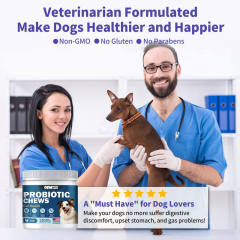 Custom Private Label Probiotic Chews for Dogs, Rebuilds Gut Bacteria,MY SHOP,Custom Private Label Probiotic Chews for Dogs, Rebuilds Gut Bacteria