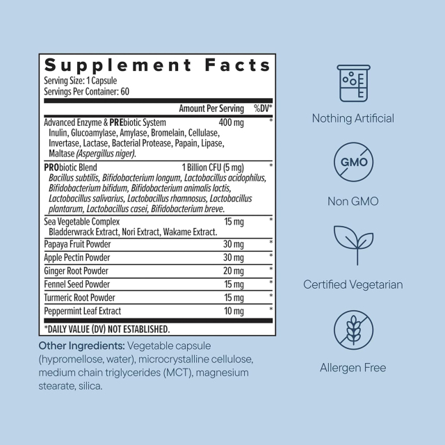 OEM/ODM Digestive Enzymes Capsules with Bromelain, Papaya & Probiotics 60 Count Digestive Support,MY SHOP,OEM/ODM Digestive Enzymes Capsules with Bromelain, Papaya & Probiotics 60 Count Digestive Support