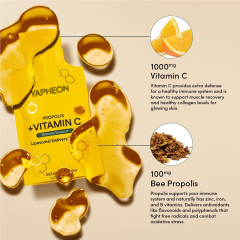 OEM/ODM Liposomal Propolis + Vitamin C 1000mg Honey-Orange Flavor 12 Packets,MY SHOP,