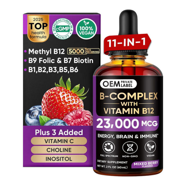 B2B Custom Methylated B-Complex Drops Energy, Brain & Immune Support,MY SHOP,B2B Custom Methylated B-Complex Drops Energy, Brain & Immune Support