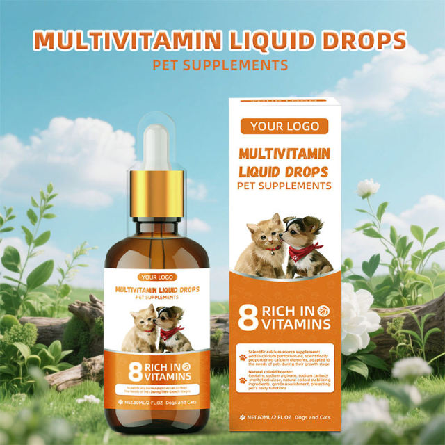 OEM Pet Multivitamin Liquid Drops with Calcium,MY SHOP,OEM Pet Multivitamin Liquid Drops with Calcium
