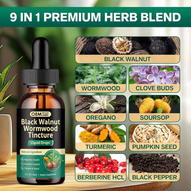 OEM/ODM Black Walnut Wormwood Tincture with Turmeric & Soursop,MY SHOP,OEM/ODM Black Walnut Wormwood Tincture with Turmeric & Soursop