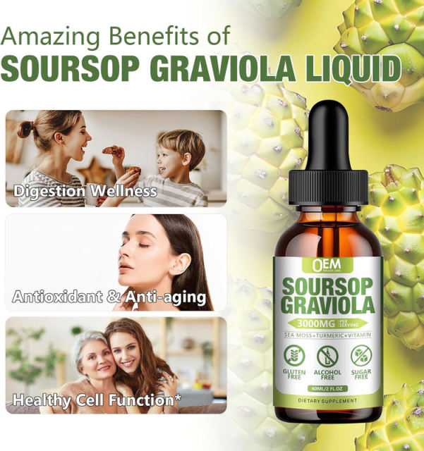 OEM/ODM Soursop Graviola Liquid Drops Gluten-Free Alcohol-Free Sugar-Free,MY SHOP,OEM/ODM Soursop Graviola Liquid Drops Gluten-Free Alcohol-Free Sugar-Free