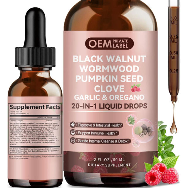 Black Walnut Wormwood Liquid Drops 20 in 1 Herbal Complex Private Label,MY SHOP,Black Walnut Wormwood Liquid Drops 20 in 1 Herbal Complex Private Label