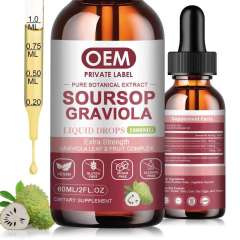 Private Label Soursop Graviola Liquid Drops 1800mg 2 fl oz (60ml) Leaf & Fruit Complex,MY SHOP,Private Label Soursop Graviola Liquid Drops 1800mg 2 fl oz (60ml) Leaf & Fruit Complex