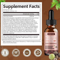 Black Walnut Wormwood Liquid Drops 20 in 1 Herbal Complex Private Label,MY SHOP,Black Walnut Wormwood Liquid Drops 20 in 1 Herbal Complex Private Label