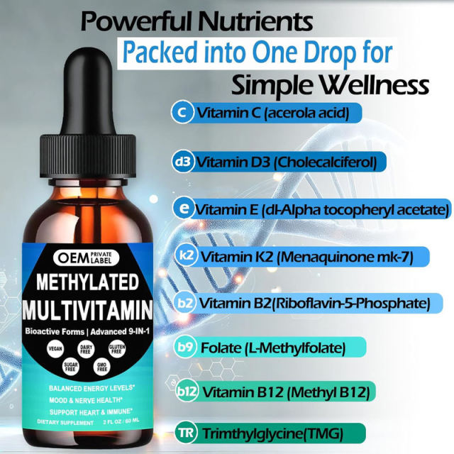 Private Label Advanced Multivitamin Drops Heart Brain Energy Formula,MY SHOP,Private Label Advanced Multivitamin Drops Heart Brain Energy Formula