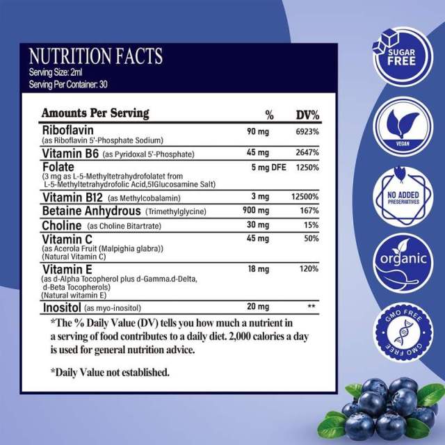 OEM/ODM 9-in-1 Methylated B-Complex Liquid Drops Gluten-Free Non-GMO,MY SHOP,OEM/ODM 9-in-1 Methylated B-Complex Liquid Drops Gluten-Free Non-GMO