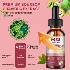 Private Label Soursop Graviola Liquid Drops 1800mg 2 fl oz (60ml) Leaf & Fruit Complex,MY SHOP,Private Label Soursop Graviola Liquid Drops 1800mg 2 fl oz (60ml) Leaf & Fruit Complex