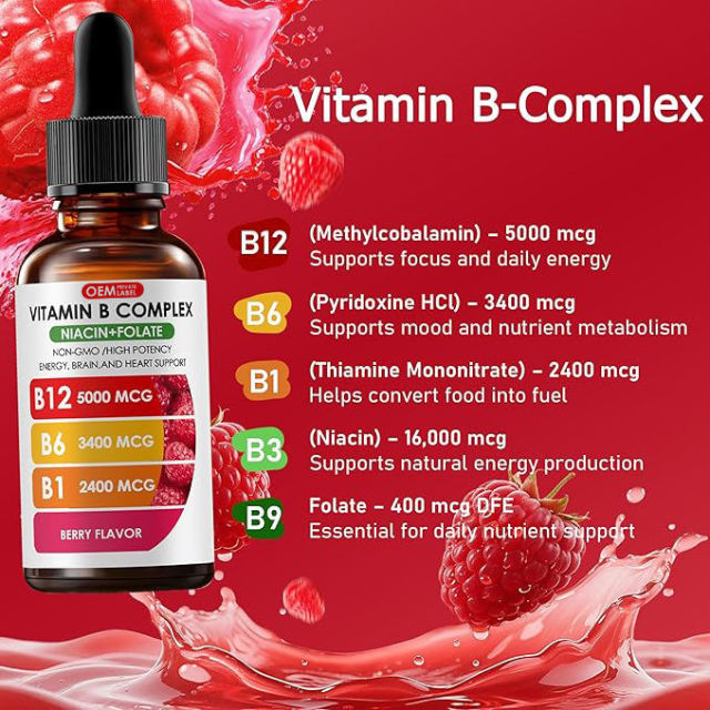 Wholesale Complete B Complex Drops Organic Glycerin Base Berry Flavor OEM,MY SHOP,Wholesale Complete B Complex Drops Organic Glycerin Base Berry Flavor OEM