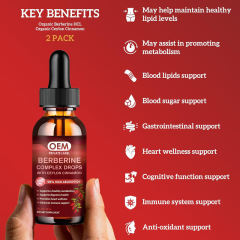 Private Label Berberine Ceylon Cinnamon Drops Heart Health Digestive Support,MY SHOP,Private Label Berberine Ceylon Cinnamon Drops Heart Health Digestive Support