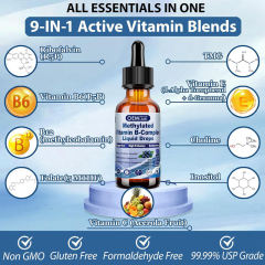 OEM/ODM 9-in-1 Methylated B-Complex Liquid Drops Gluten-Free Non-GMO,MY SHOP,OEM/ODM 9-in-1 Methylated B-Complex Liquid Drops Gluten-Free Non-GMO