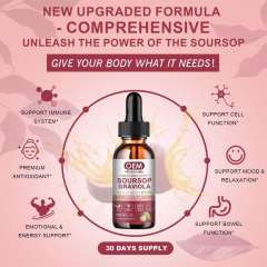 Private Label Soursop Graviola Liquid Drops 1800mg 2 fl oz (60ml) Leaf & Fruit Complex,MY SHOP,Private Label Soursop Graviola Liquid Drops 1800mg 2 fl oz (60ml) Leaf & Fruit Complex