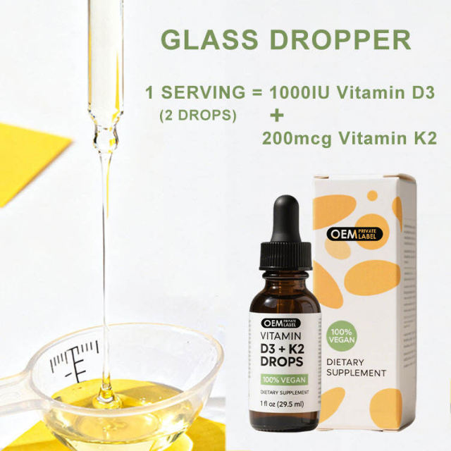 Vegan Vitamin D3 K2 Liquid Drops 1000IU MK7 Private Label Supplement,MY SHOP,Vegan Vitamin D3 K2 Liquid Drops 1000IU MK7 Private Label Supplement
