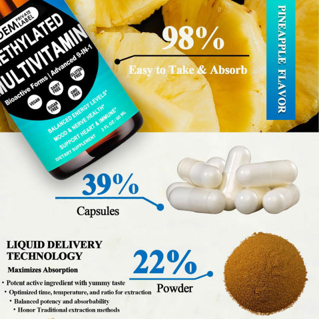 Private Label Advanced Multivitamin Drops Heart Brain Energy Formula,MY SHOP,Private Label Advanced Multivitamin Drops Heart Brain Energy Formula