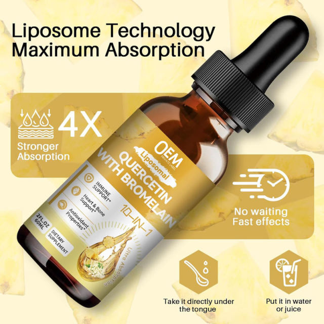 Bulk Liposomal Quercetin Drops Enhanced Absorption Antioxidant White Label,MY SHOP,Bulk Liposomal Quercetin Drops Enhanced Absorption Antioxidant White Label