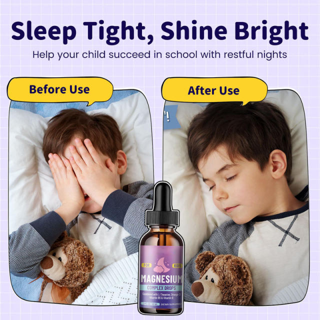 OEM/ODM Kids Magnesium Complex Drops Vegan Sugar-Free Strawberry Flavor,MY SHOP,OEM/ODM Kids Magnesium Complex Drops Vegan Sugar-Free Strawberry Flavor