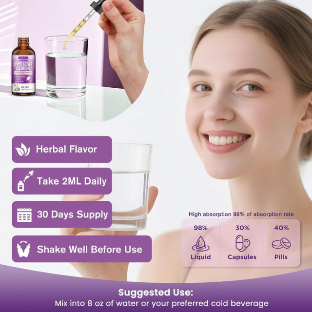OEM/ODM Liposomal Lymph & Liver Cleansing Drops Vegan Gluten-Free,MY SHOP,OEM/ODM Liposomal Lymph & Liver Cleansing Drops Vegan Gluten-Free