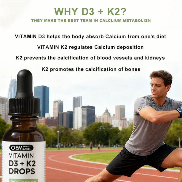 Vegan Vitamin D3 K2 Liquid Drops 1000IU MK7 Private Label Supplement,MY SHOP,Vegan Vitamin D3 K2 Liquid Drops 1000IU MK7 Private Label Supplement