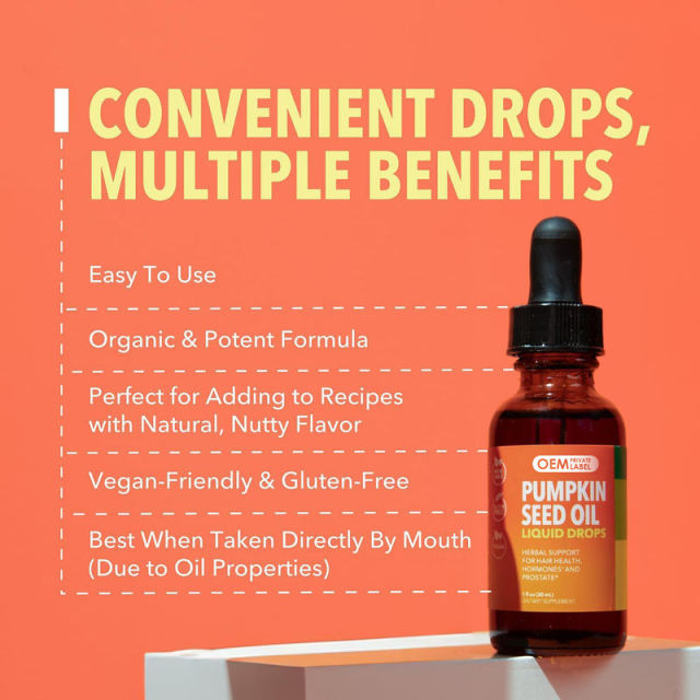 Organic Pumpkin Seed Oil Liquid Drops Hair Hormone Prostate Support,MY SHOP,Organic Pumpkin Seed Oil Liquid Drops Hair Hormone Prostate Support