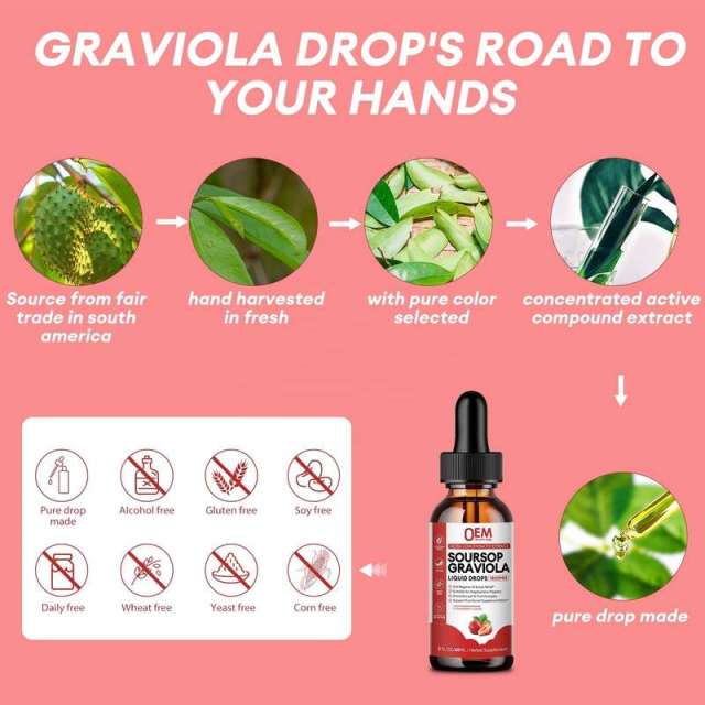 Bulk Soursop Extract Drops with Vitamin C Strawberry Flavor White Label,MY SHOP,Bulk Soursop Extract Drops with Vitamin C Strawberry Flavor White Label