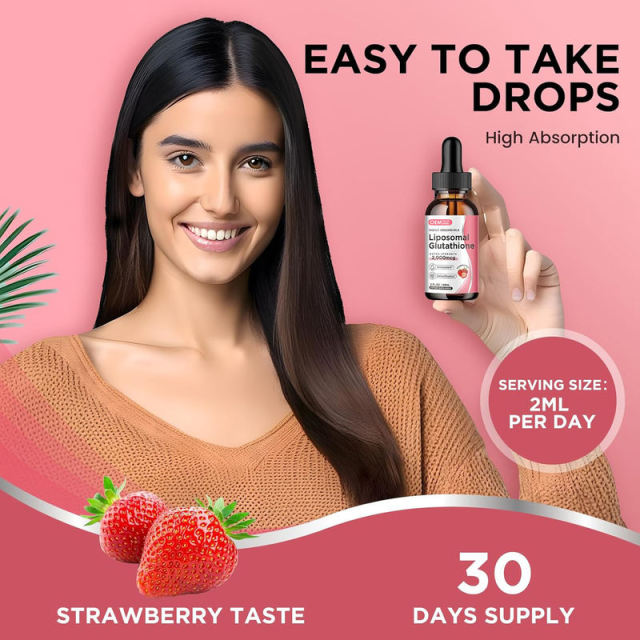 Private Label Liposomal Glutathione Liquid Drops 2000mcg 2 fl oz Strawberry Flavor,MY SHOP,Private Label Liposomal Glutathione Liquid Drops 2000mcg 2 fl oz Strawberry Flavor