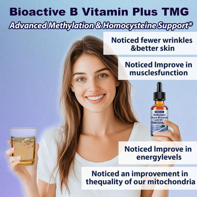 OEM/ODM 9-in-1 Methylated B-Complex Liquid Drops Gluten-Free Non-GMO,MY SHOP,OEM/ODM 9-in-1 Methylated B-Complex Liquid Drops Gluten-Free Non-GMO