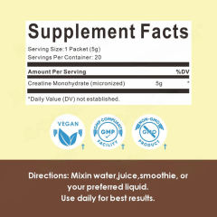 OEM Private Label Creatine Powder Monohydrate Packets,MY SHOP,OEM Private Label Creatine Powder Monohydrate Packets