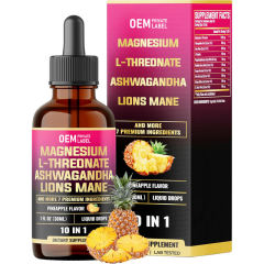 OEM/ODM 10-in-1 Brain Support Liquid Drops Pineapple Flavor,MY SHOP,OEM/ODM 10-in-1 Brain Support Liquid Drops Pineapple Flavor