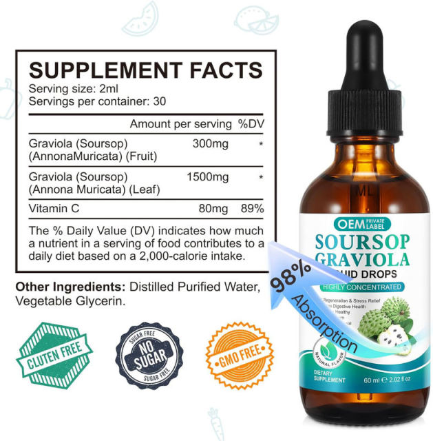 OEM/ODM Soursop Graviola Liquid Drops Natural Flavor,MY SHOP,OEM/ODM Soursop Graviola Liquid Drops Natural Flavor