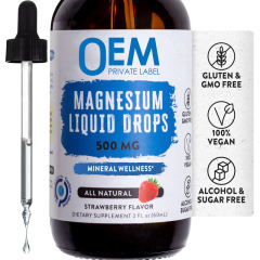 B2B Custom Magnesium Drops Mineral Wellness Support,MY SHOP,B2B Custom Magnesium Drops Mineral Wellness Support