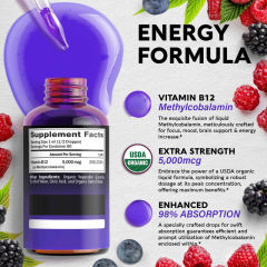 OEM/ODM 5,000mcg Organic Vitamin B12 Liquid Drops Vegan Non-GMO,MY SHOP,OEM/ODM 5,000mcg Organic Vitamin B12 Liquid Drops Vegan Non-GMO