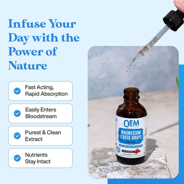 B2B Custom Magnesium Drops Mineral Wellness Support,MY SHOP,B2B Custom Magnesium Drops Mineral Wellness Support