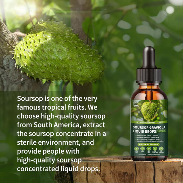 OEM/ODM 2000mg Soursop Graviola Liquid Drops Natural Flavor,MY SHOP,OEM/ODM 2000mg Soursop Graviola Liquid Drops Natural Flavor