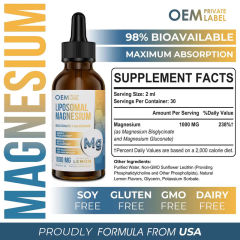 OEM/ODM 1000mg Liposomal Magnesium Liquid Drops High Bioavailability,MY SHOP,OEM/ODM 1000mg Liposomal Magnesium Liquid Drops High Bioavailability