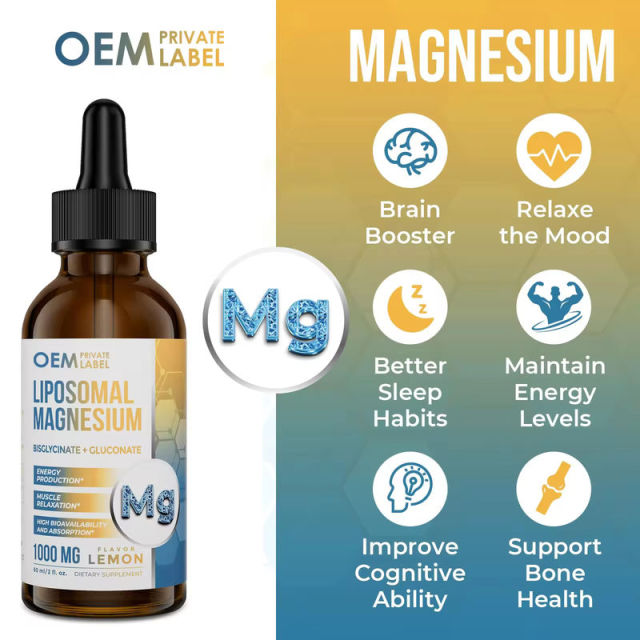 OEM/ODM 1000mg Liposomal Magnesium Liquid Drops High Bioavailability,MY SHOP,OEM/ODM 1000mg Liposomal Magnesium Liquid Drops High Bioavailability