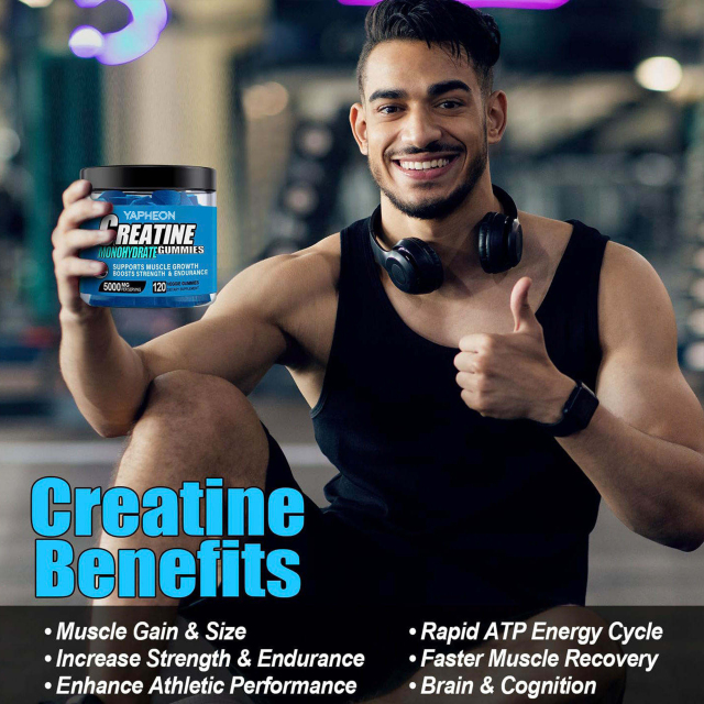 5000mg Creatine Monohydrate Muscle Growth & Strength Gummies,MY SHOP,5000mg Creatine Monohydrate Gummies - OEM Functional Gummies