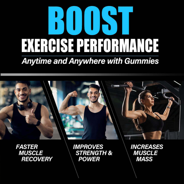 5000mg Creatine Monohydrate Muscle Growth & Strength Gummies,MY SHOP,5000mg Creatine Monohydrate Gummies - OEM Functional Gummies