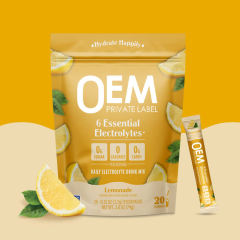 Private Label Hydration Powder Stick Packs Zero Sugar Lemonade Flavor,MY SHOP,Private Label Hydration Powder Stick Packs Zero Sugar Lemonade Flavor