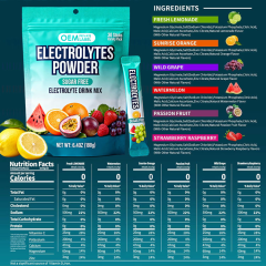 Sugar Free Electrolyte Powder Variety Pack 5 Flavors 30 Sticks Hydration,MY SHOP,Sugar Free Electrolyte Powder Variety Pack 5 Flavors 30 Sticks Hydration