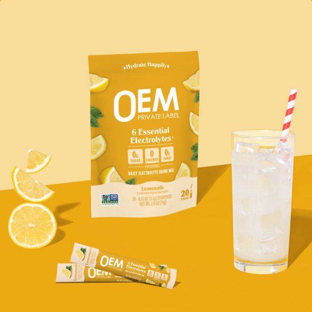 Private Label Hydration Powder Stick Packs Zero Sugar Lemonade Flavor,MY SHOP,Private Label Hydration Powder Stick Packs Zero Sugar Lemonade Flavor