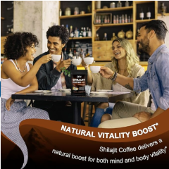 Shilajit Coffee Instant 9 in 1 Blend Adaptogens Nootropics Energy Focus,MY SHOP,Shilajit Coffee Instant 9 in 1 Blend Adaptogens Nootropics Energy Focus