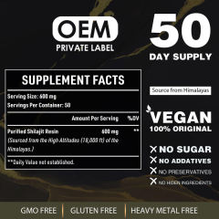 Private Label Shilajit Resin 600mg Strength Energy Immune Support,MY SHOP,Private Label Shilajit Resin 600mg Strength Energy Immune Support