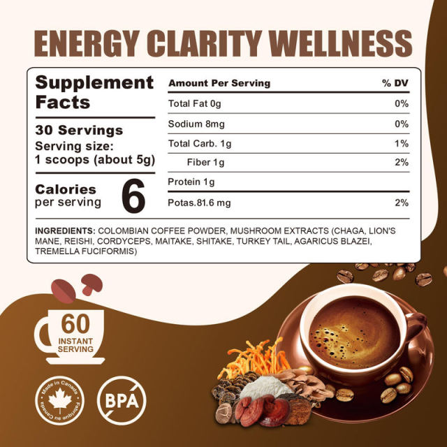 OEM Functional Mushroom Coffee Colombian Coffee with 10 Mushroom Extracts,MY SHOP,OEM Functional Mushroom Coffee Colombian Coffee with 10 Mushroom Extracts