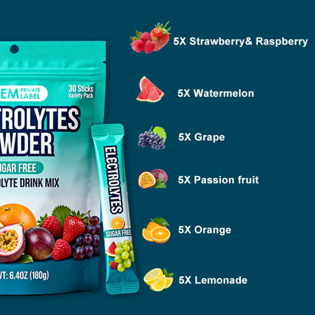 Sugar Free Electrolyte Powder Variety Pack 5 Flavors 30 Sticks Hydration,MY SHOP,Sugar Free Electrolyte Powder Variety Pack 5 Flavors 30 Sticks Hydration